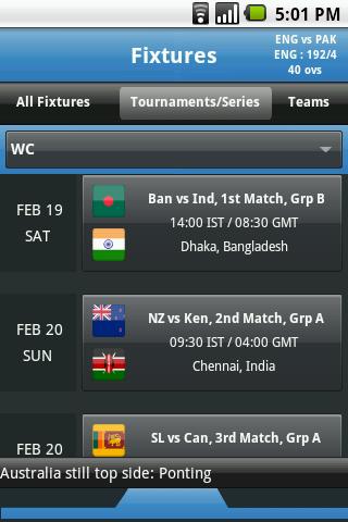 Cricbuzz software, free download For Android